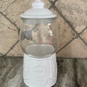 COPY - Target white gum ball jar